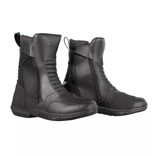 W-TEC Hypron Motorradstiefel - schwarz - schwarz