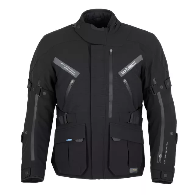 W-TEC Nykolas Motorradjacke - schwarz - schwarz