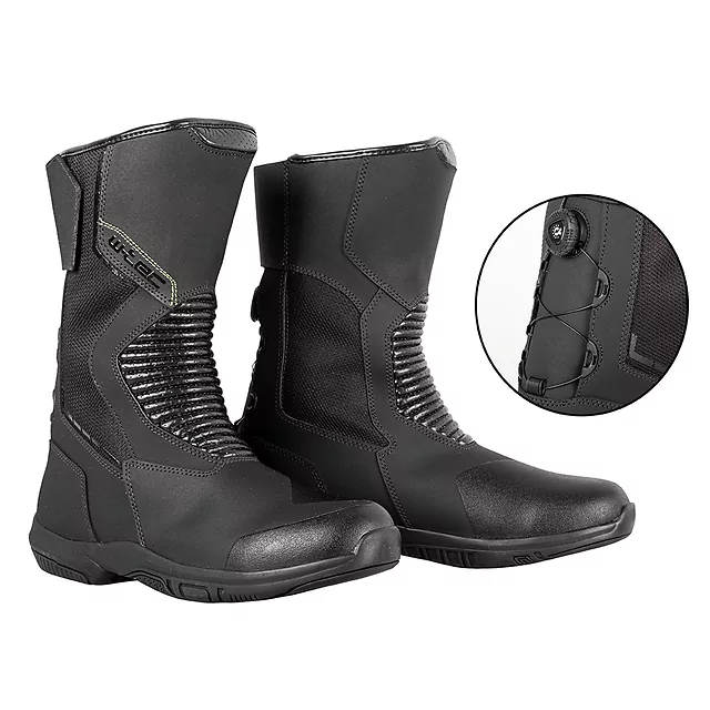 W-TEC Boarto Motorradstiefel - schwarz