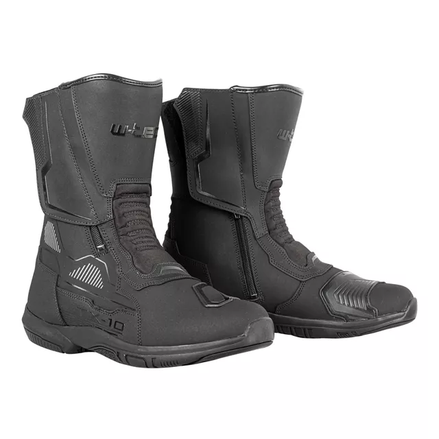 W-TEC Tixten-Motorradstiefel - schwarz - schwarz