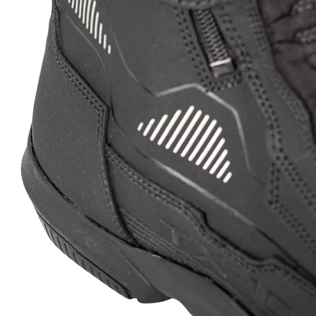 W-TEC Tixten-Motorradstiefel - schwarz