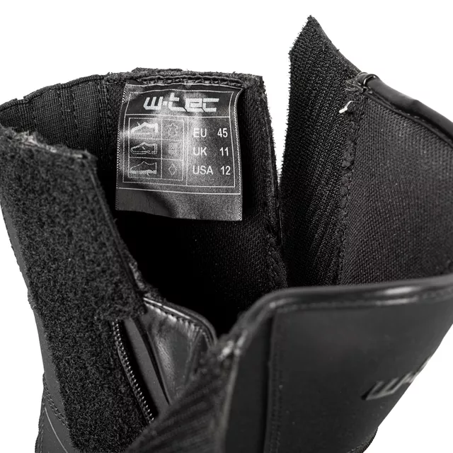 W-TEC Tixten-Motorradstiefel - schwarz