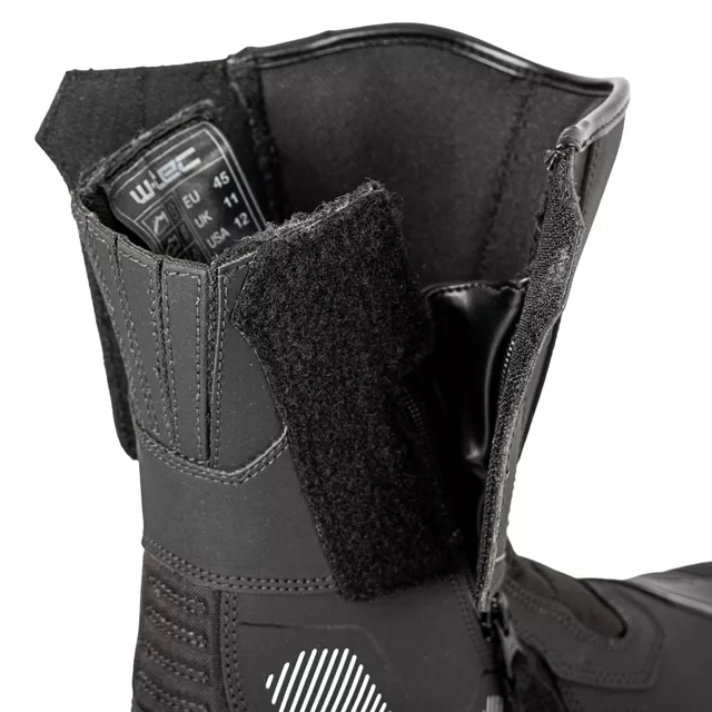 W-TEC Tixten-Motorradstiefel - schwarz