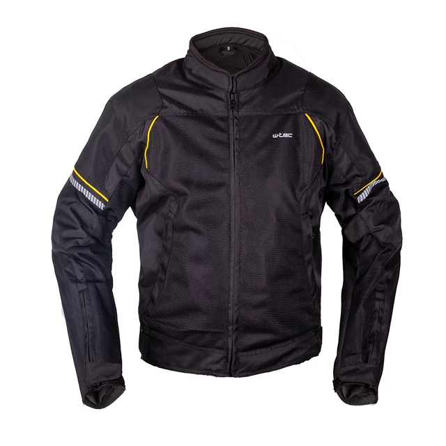 W-TEC Martix Sommer-Moto-Jacke - schwarz-gelb