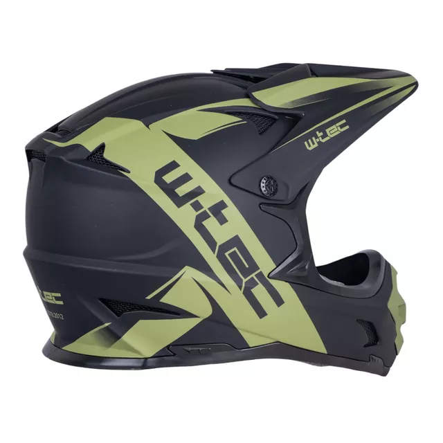 W-TEC Richpike Downhill-Helm - Moss Forest