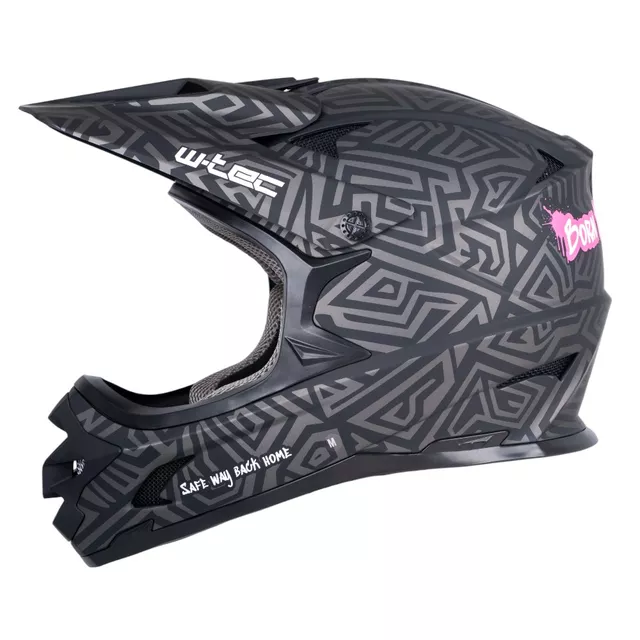 W-TEC Richpike Downhill-Helm - Moss Forest