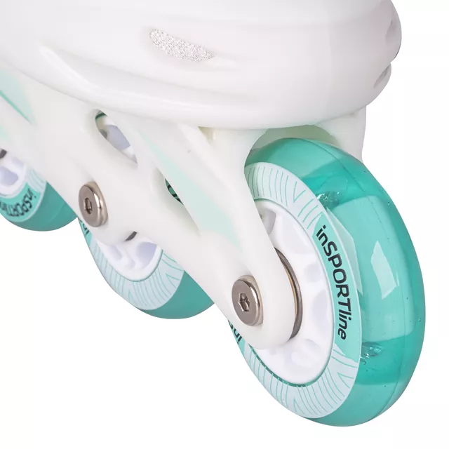 Kinderrollschuhe inSPORTline Tealero mit LED-Vorderrädern