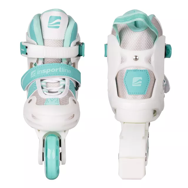 Kinderrollschuhe inSPORTline Tealero mit LED-Vorderrädern