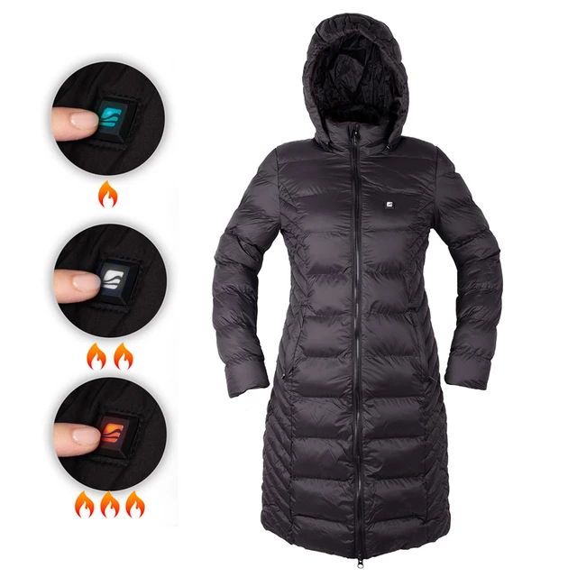 Beheizte Damenjacke inSPORTline WARMatera - schwarz