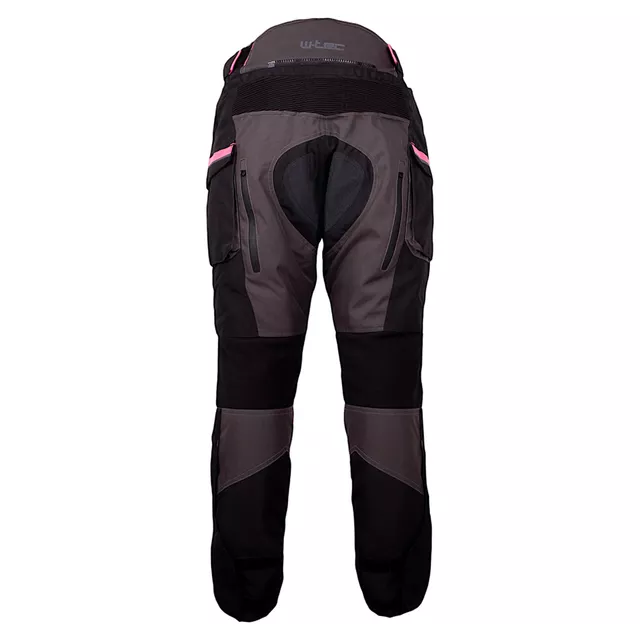 W-TEC Barbata Damen-Motorradhose - Schwarz-Grau-Rosa
