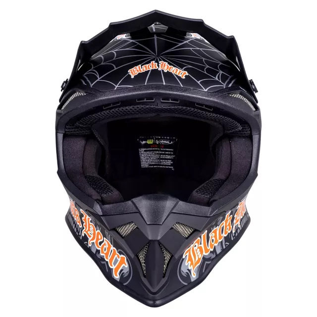 W-TEC Black Heart Harzdorf Motocross-Helm - schwarz