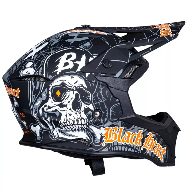 W-TEC Black Heart Harzdorf Motocross-Helm - schwarz