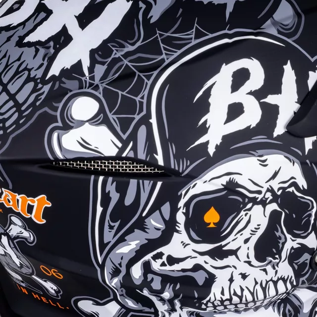 W-TEC Black Heart Harzdorf Motocross-Helm - schwarz