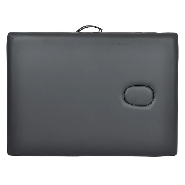 Massageliege inSPORTline Orashi 186x60x62,5-85,5 cm 2-teilig aus Holz - schwarz