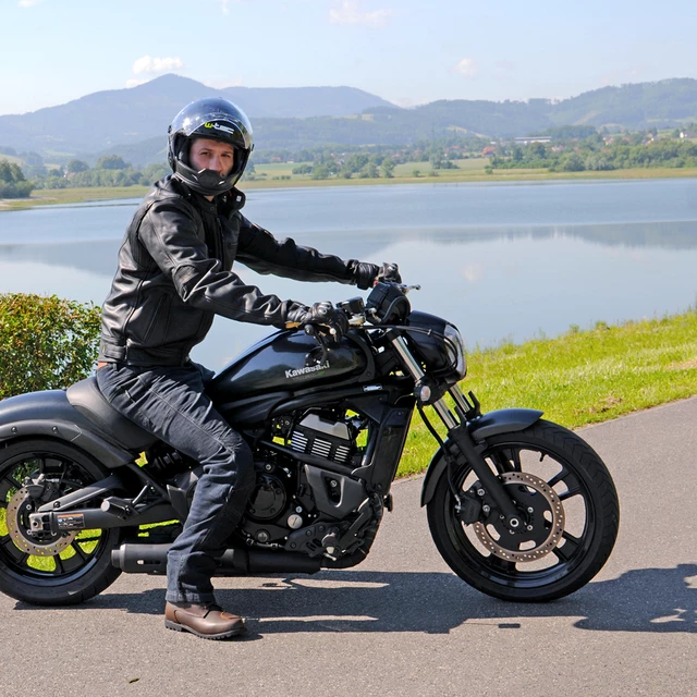 W-TEC Crushberg GID-16022 Herren Motorradhandschuhe - schwarz