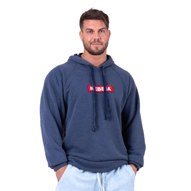 Nebbia Red Label 149 Herren Sweatshirt - LIGHT BLUE - Dark Blue