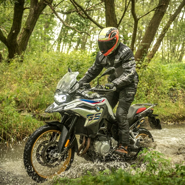 W-TEC Erkalis GS-1729 Herren Softshell Motorradhose - schwarz