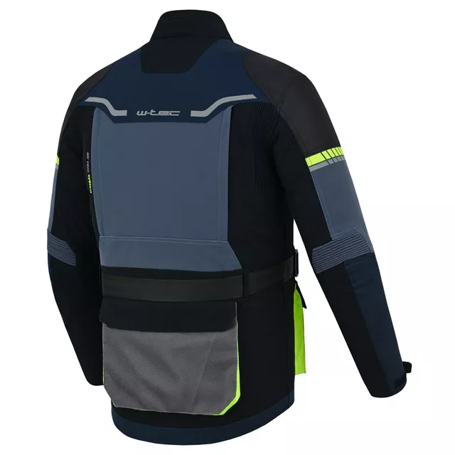 W-TEC Modock Motorradjacke - schwarz-blau