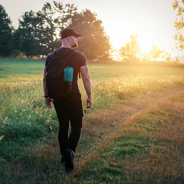 Aufblasbare Matte inSPORTline Jurre 196x58x6 cm - grün