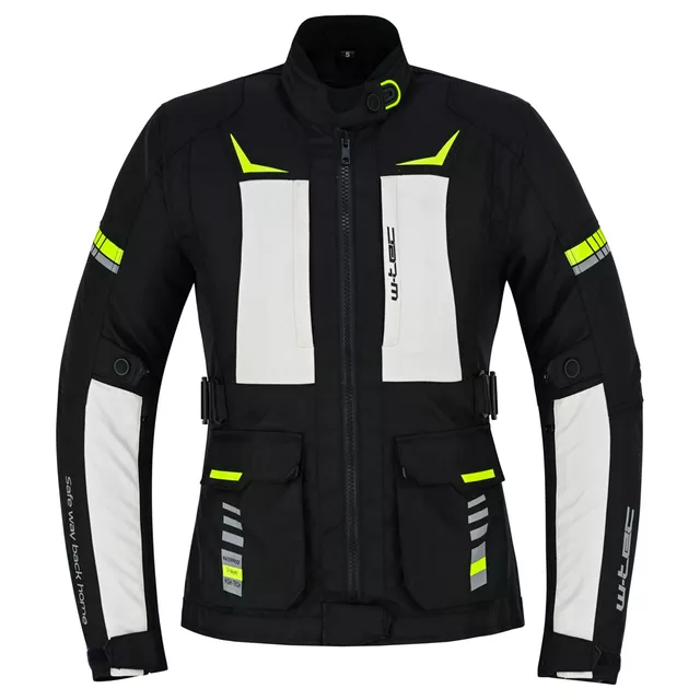 W-TEC Warao Lady Moto Jacke - schwarz-fluo