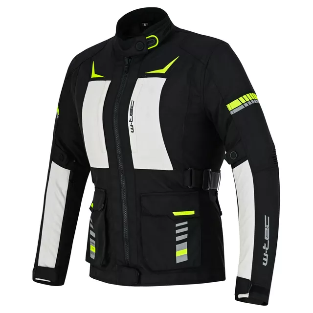 W-TEC Warao Lady Moto Jacke - schwarz-fluo