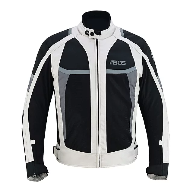 Herren-Sommer-Motojacke BOS Libera - Grau