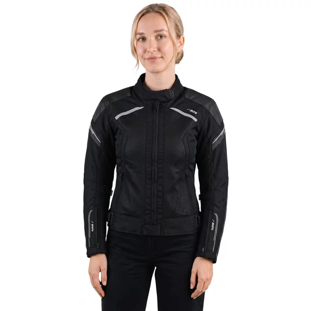 Damen Sommer Textil-Motojacke BOS Aylin - neon