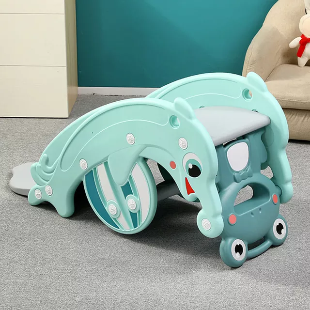 Kinderrutsche und Schaukel 3in1 inSPORTline Frofino - orange