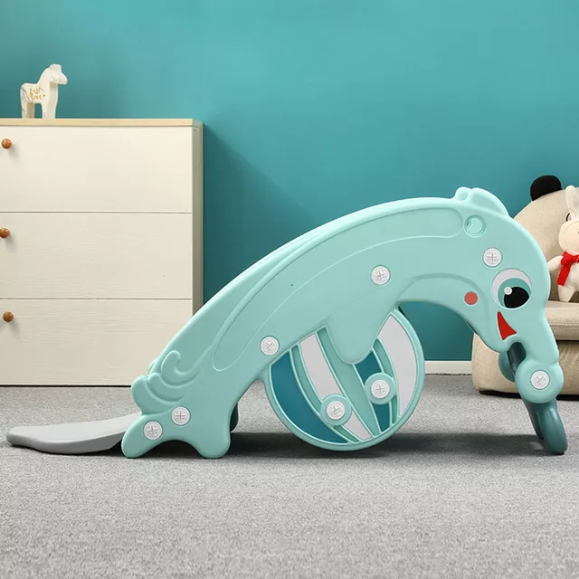 Kinderrutsche und Schaukel 3in1 inSPORTline Frofino - orange