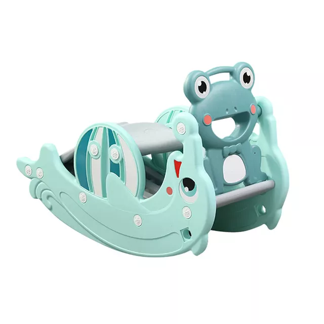 Kinderrutsche und Schaukel 3in1 inSPORTline Frofino - orange