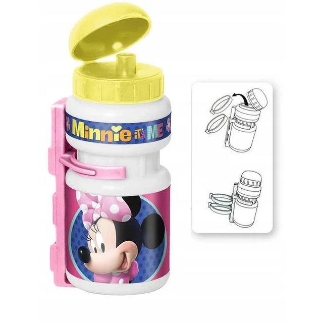 Plastikflasche mit Halter Minnie Mouse 0,375 l