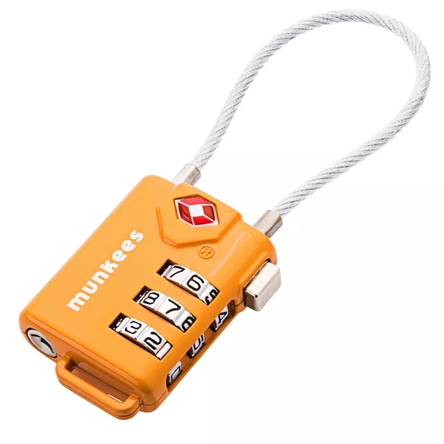 Munkees TSA Lock Kabelvorhängeschloss