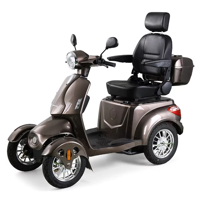 inSPORTline Antun elektrischer vierrädriger Wagen - grün - braun