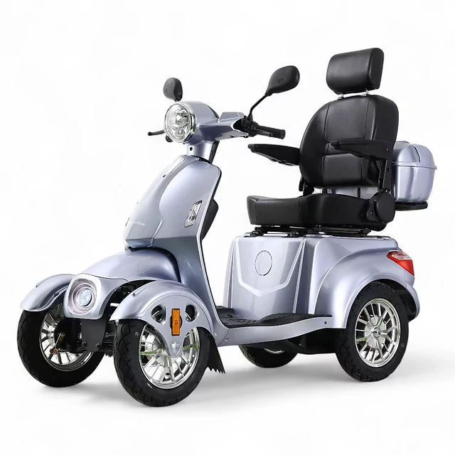 inSPORTline Antun elektrischer vierrädriger Wagen - grün - levandulově stříbrná