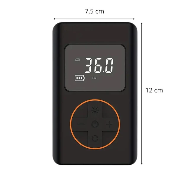 Schnurlose Pumpe inSPORTline Gaberila mit Powerbank und LED-Licht