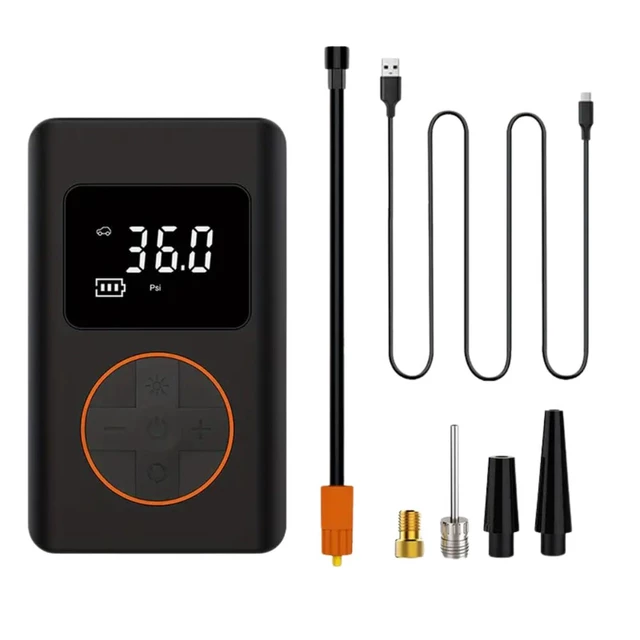 Schnurlose Pumpe inSPORTline Gaberila mit Powerbank und LED-Licht