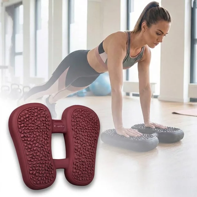 Balancierende Massagematte inSPORTline Balaxor - bordó - bordó