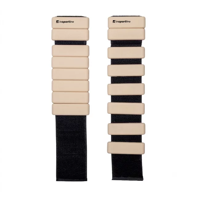 Fitnessgewichte für Knöchel und Handgelenk inSPORTline Brace 2x1 kg - schwarz
