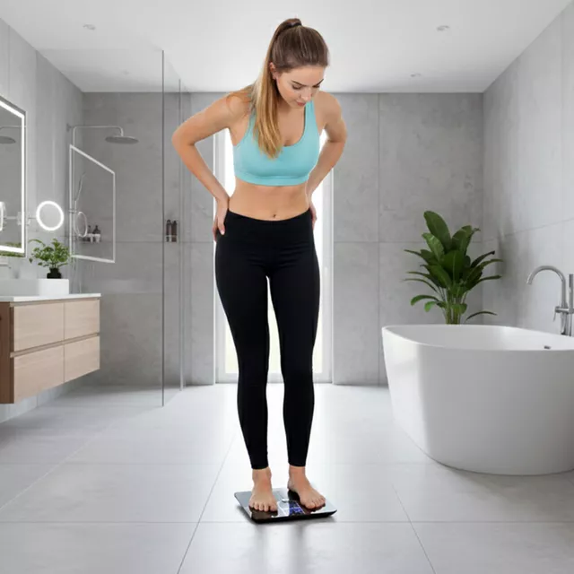 Smart Personenwaage inSPORTline Syncale 100 - schwarz