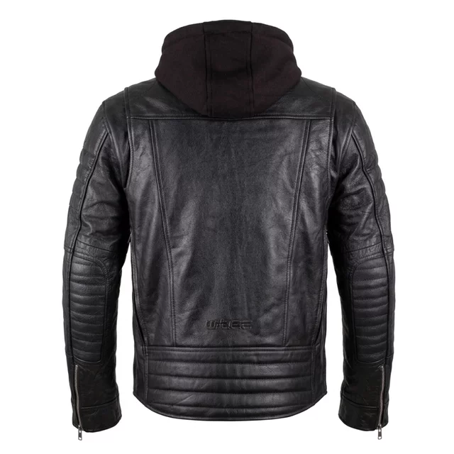 W-TEC Murayo II Leder-Motorradjacke - schwarz