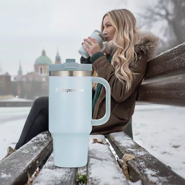 Thermobecher inSPORTline Natticino 470 ml - kávová