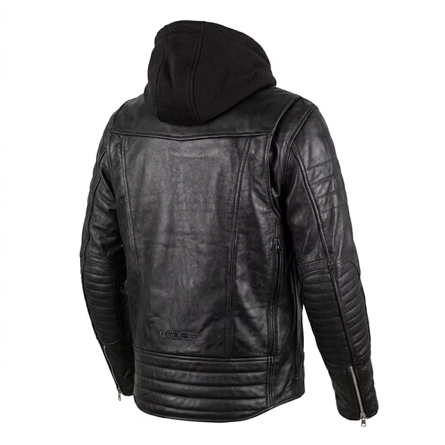 W-TEC Murayo II Leder-Motorradjacke - schwarz