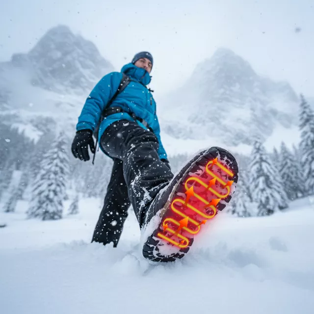 Beheizte Einlegesohlen inSPORTline Dinaro 2x3200mAh mit Fernbedienung