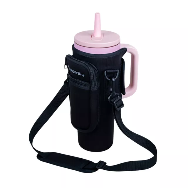 Tragbare Thermotasche 1200 ml - schwarz - schwarz