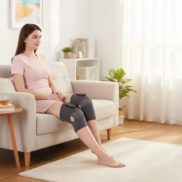 3in1 inSPORTline Mishair Knie-Kompressionsmassagegerät