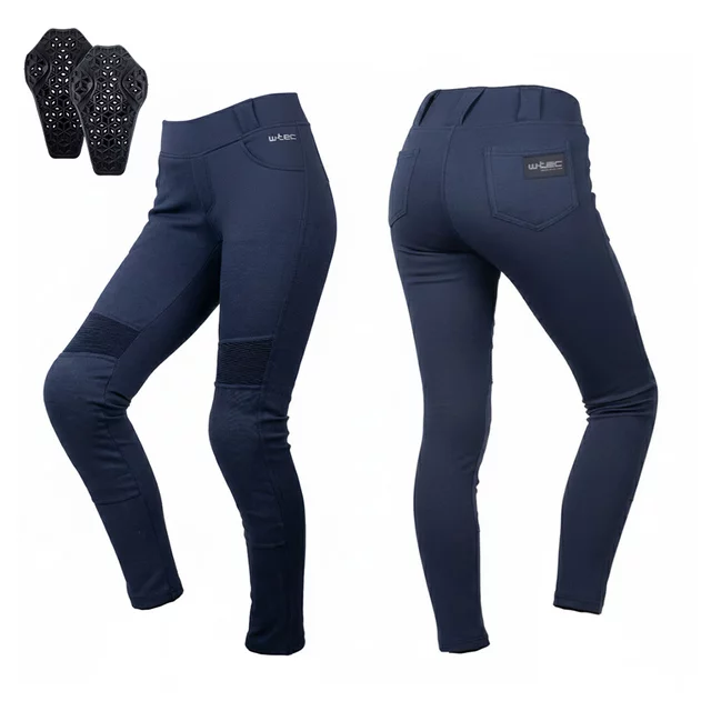 W-TEC Lukrecia Base Blue Damen Moto Leggings - blau - blau