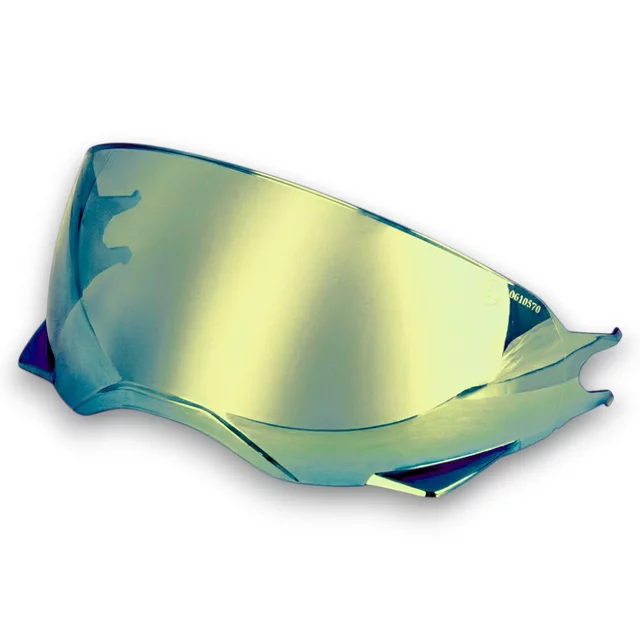 Ersatzvisier/Sonnenblende für den W-TEC Satalone-Helm - silber - golden
