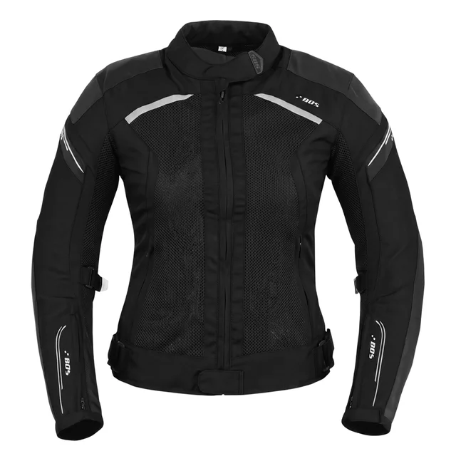 Damen Sommer Textil-Motojacke BOS Aylin - neon