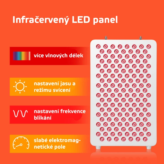Infrarot-LED-Paneel inSPORTline Veluni - 4x30 LED - weiß