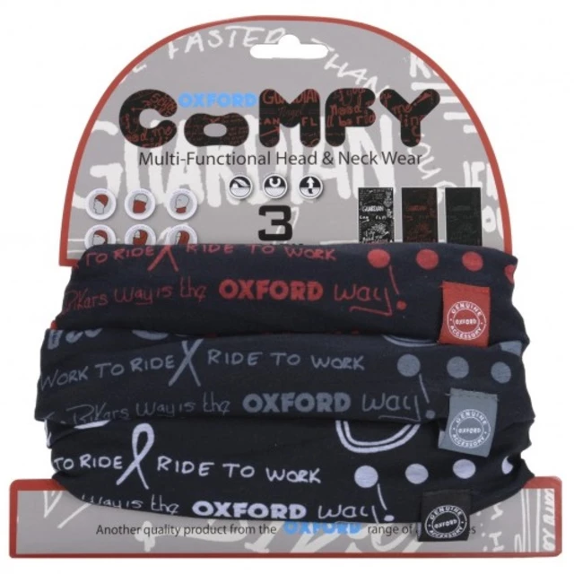 Universal Halswärmer Oxford Comfy 3-Pack - Skulls